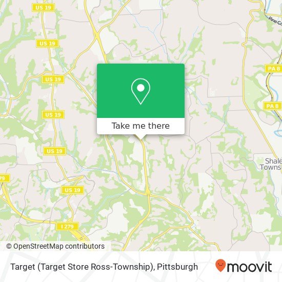 Target (Target Store Ross-Township) map