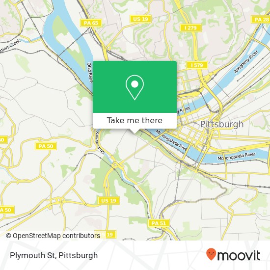 Mapa de Plymouth St