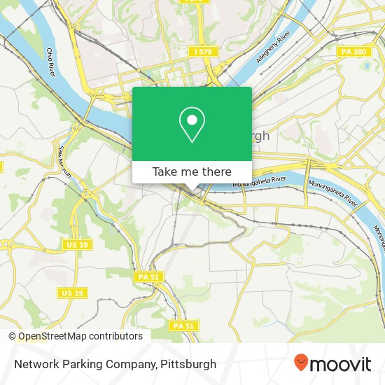 Network Parking Company map