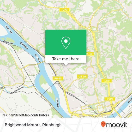 Brightwood Motors map