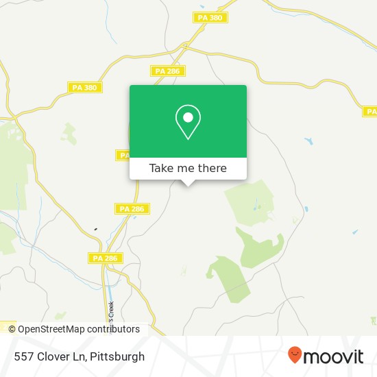 Mapa de 557 Clover Ln