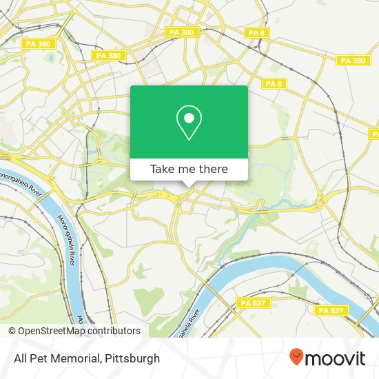 Mapa de All Pet Memorial