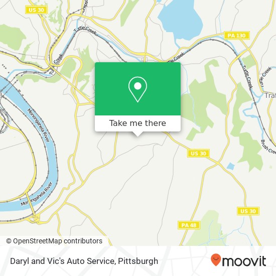 Mapa de Daryl and Vic's Auto Service