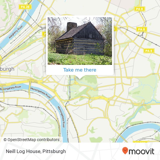 Neill Log House map