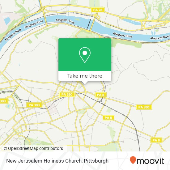 New Jerusalem Holiness Church map