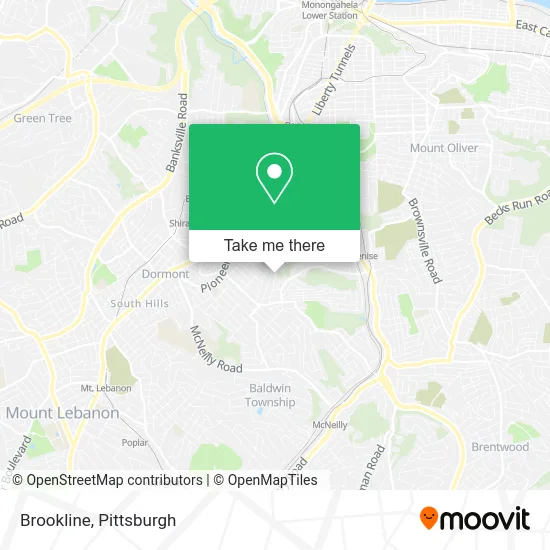 Brookline map