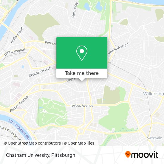 Mapa de Chatham University