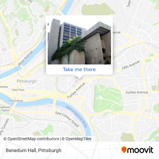 Mapa de Benedum Hall