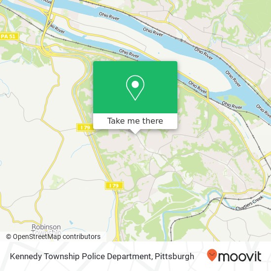 Mapa de Kennedy Township Police Department