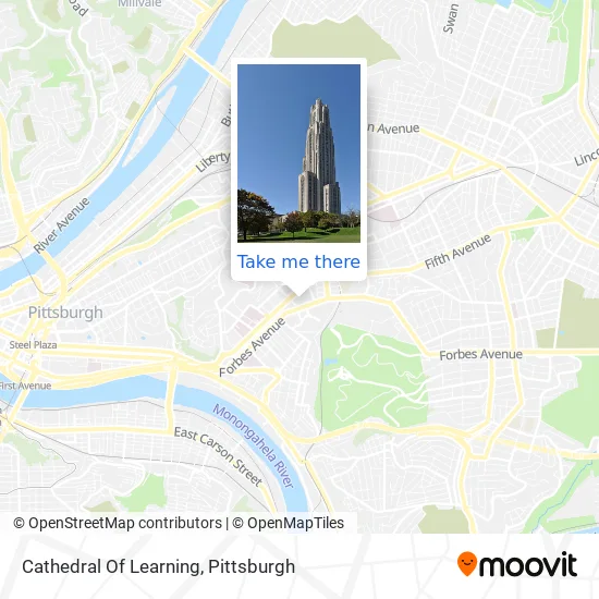 Mapa de Cathedral Of Learning