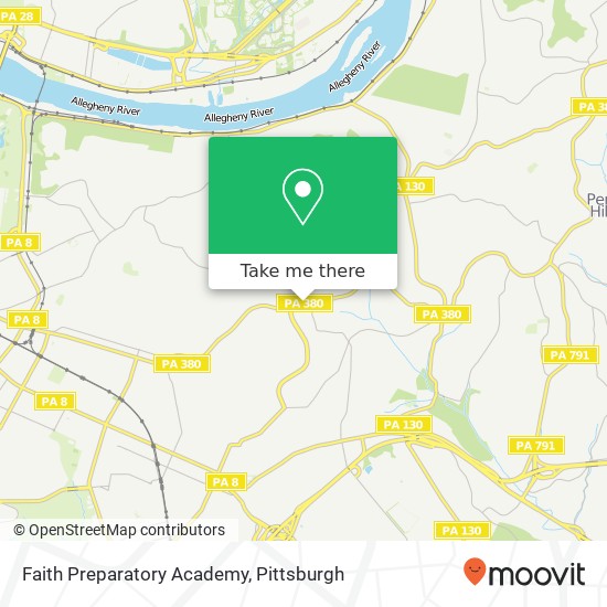 Mapa de Faith Preparatory Academy