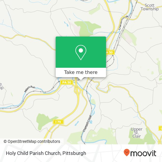 Holy Child Parish Church map