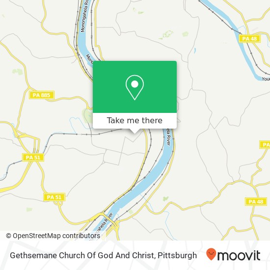 Gethsemane Church Of God And Christ map