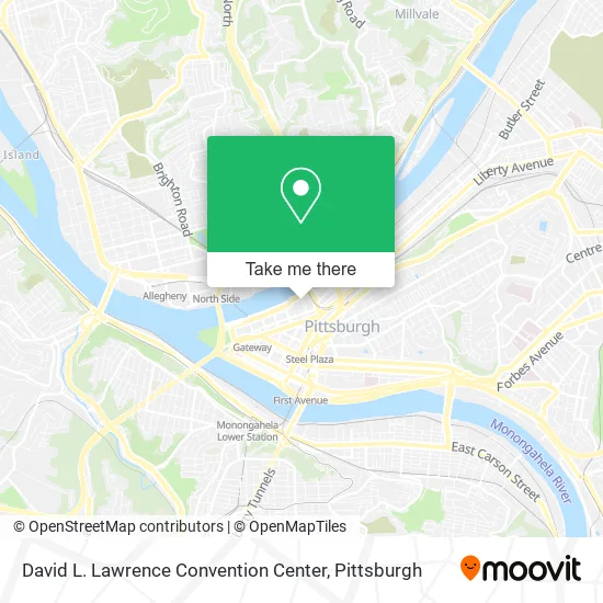 David L. Lawrence Convention Center map
