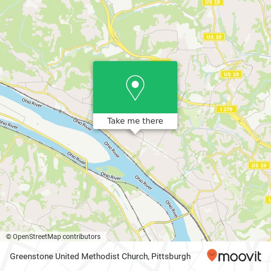 Mapa de Greenstone United Methodist Church