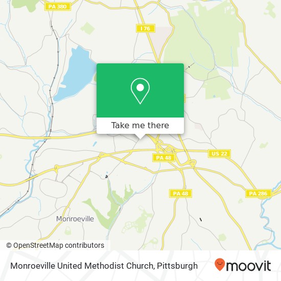 Monroeville United Methodist Church map