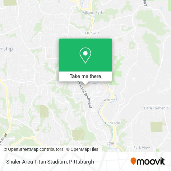 Shaler Area Titan Stadium map