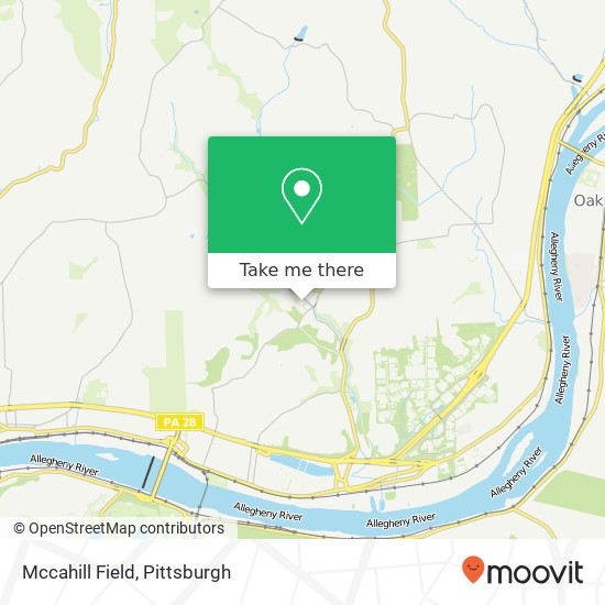 Mapa de Mccahill Field