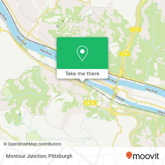 Mapa de Montour Junction