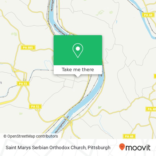 Mapa de Saint Marys Serbian Orthodox Church