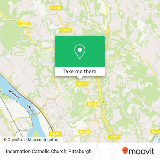Incarnation Catholic Church map