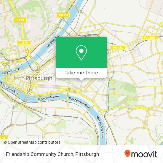 Mapa de Friendship Community Church
