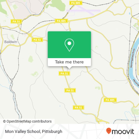 Mapa de Mon Valley School