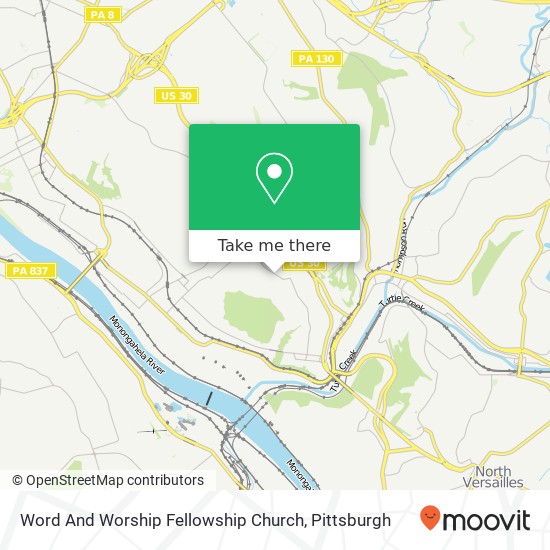 Mapa de Word And Worship Fellowship Church