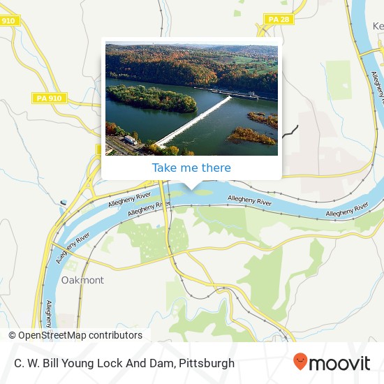 Mapa de C. W. Bill Young Lock And Dam