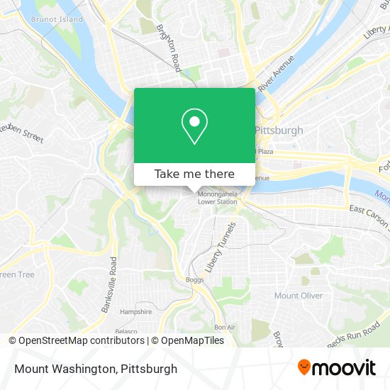 Mapa de Mount Washington