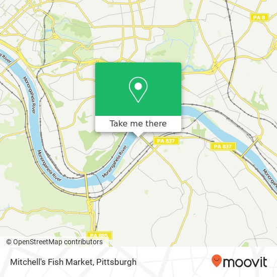 Mapa de Mitchell's Fish Market