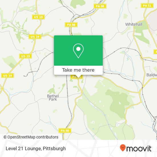 Mapa de Level 21 Lounge