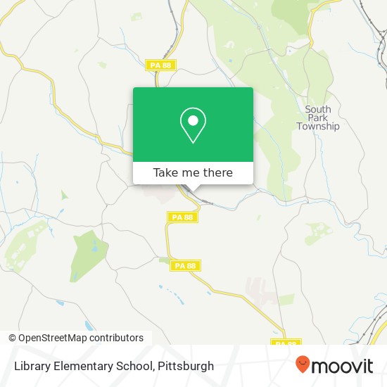 Library Elementary School map