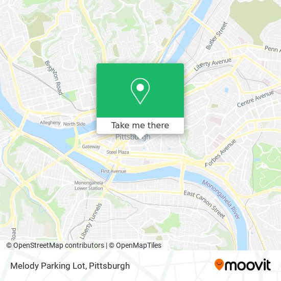 Mapa de Melody Parking Lot