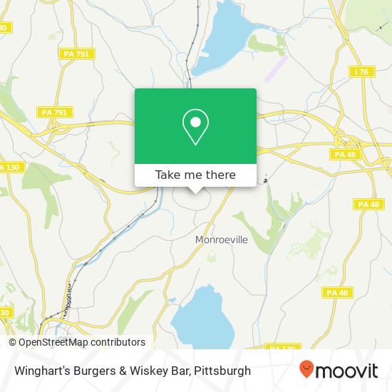 Mapa de Winghart's Burgers & Wiskey Bar