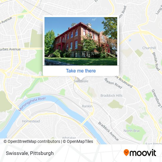 Mapa de Swissvale