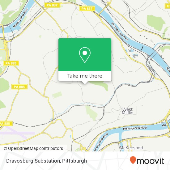 Mapa de Dravosburg Substation