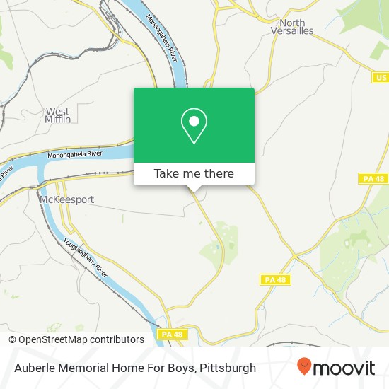 Mapa de Auberle Memorial Home For Boys