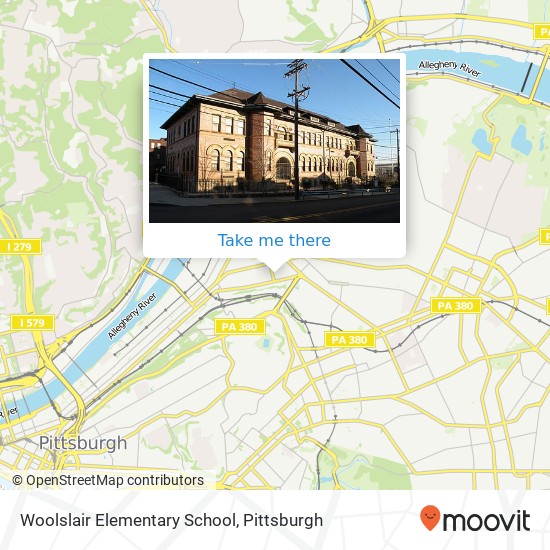 Woolslair Elementary School map