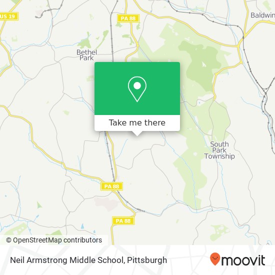 Mapa de Neil Armstrong Middle School