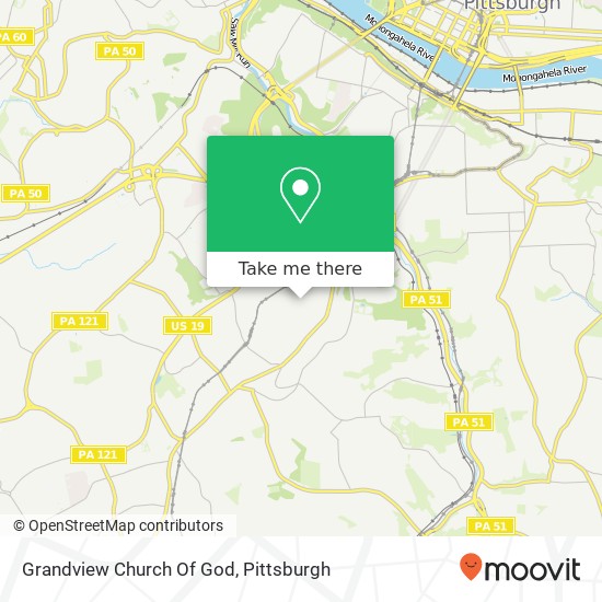 Grandview Church Of God map