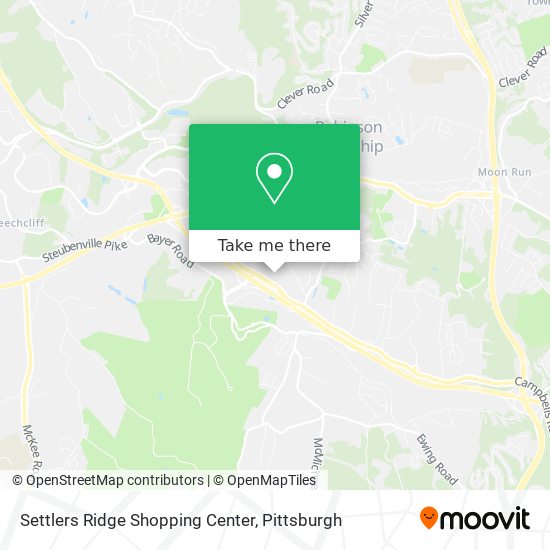 Mapa de Settlers Ridge Shopping Center