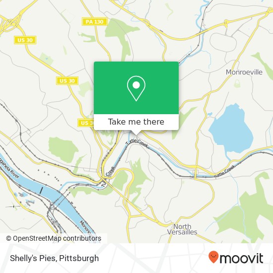 Shelly's Pies map