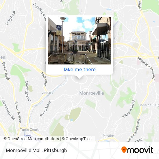 Monroeville Mall map