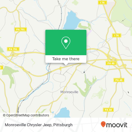 Mapa de Monroeville Chrysler Jeep