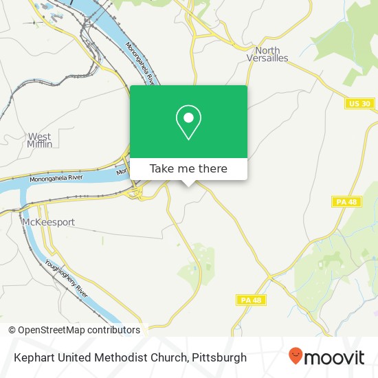 Kephart United Methodist Church map