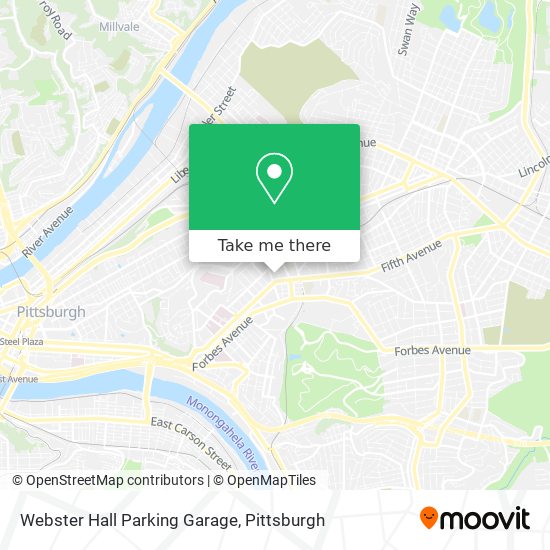 Mapa de Webster Hall Parking Garage