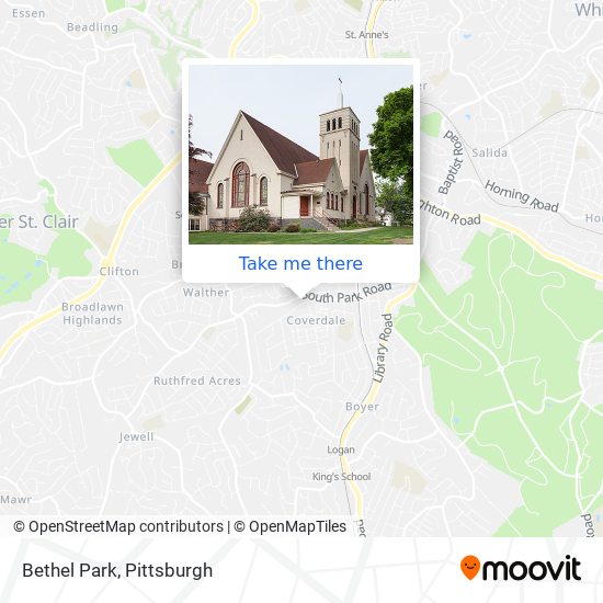 Mapa de Bethel Park