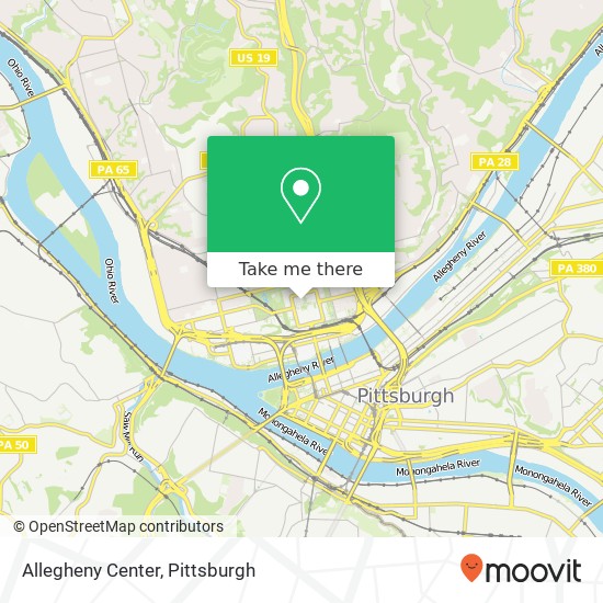 Allegheny Center map