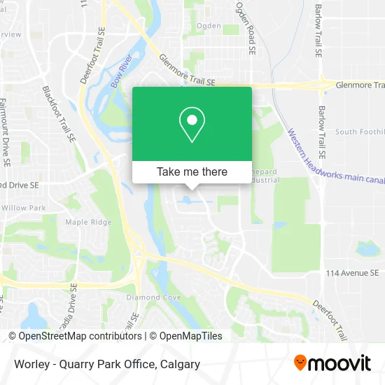 Worley - Quarry Park Office map